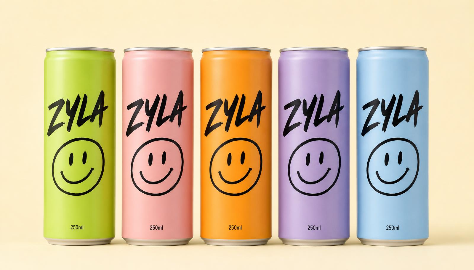 The five ZYLA flavours side by side